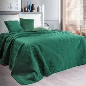 Покривало за легло в зелен цвят Ширина: 230 см | Дължина: 260см