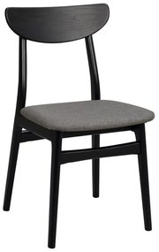 Черни трапезни столове в комплект от 2 броя Rodham - Rowico