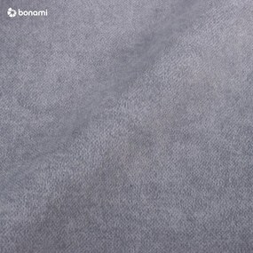 Светлосиво двойно тапицирано легло с включена подматрачна рамка 160x200 cm Tulsa – Ropez