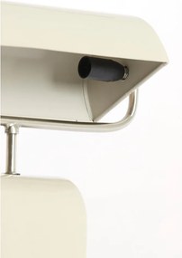 Кремава метална настолна лампа (височина 38 cm) Cardona – Light &amp; Living