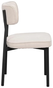 Бели и бежови трапезни столове в комплект от 2 броя Paisley - Rowico