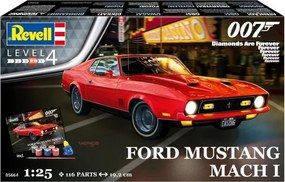 Комплект модел за сглобяване, Revell, Ford Mustang Mach 1, James Bond 007, Diamonds Are Forever, 129