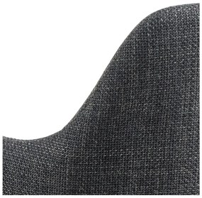 Антрацитни тапицирани трапезни столове в комплект 2 бр. Ilsa – Actona