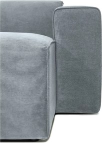 Сив модулен диван от рипсено кадифе (десен ъгъл) Sting – Scandic