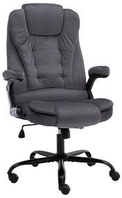 20569 vidaXL Офис стол, тъмносив, кадифе