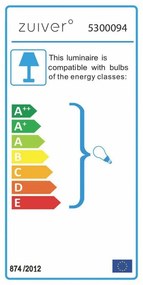 Сиво таванно осветително тяло Pendant - Zuiver