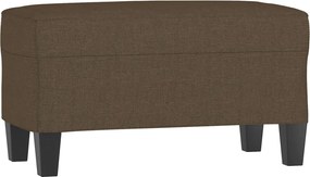 349434 vidaXL Пейка, кафява, 70x35x41 см, плат