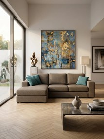 Ъглов диван Lina plus-Mpez Skouro-265 x 150 cm-Right