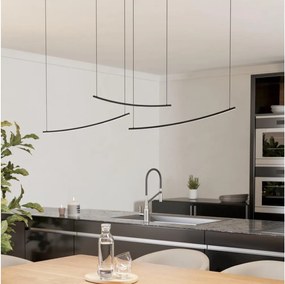 Eglo 902166 - LED полилей на кабел VILLEGGI LED/22W/230V 2700/4000/6500K черен, с възможност за димиране