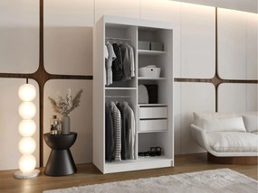 Гардероб Wika 100 плъзгащ-Черно