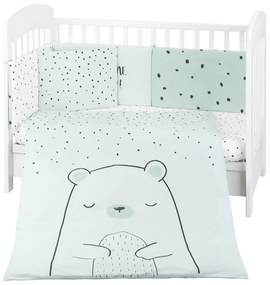 KIKKA BOO Сет 6 части 70х140 BEAR WITH ME MINT