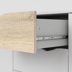 Бял скрин 196x82x39 cm Oslo – Tvilum