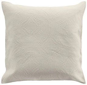 Кремаво комплект шалте и калъфка за възглавница от микрофибър 240x260 cm Romane – douceur d'intérieur