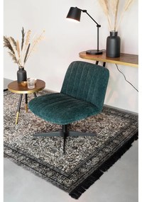 Черна настолна лампа с метален абажур (височина 60 cm) Hajo – White Label