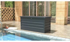 Антрацитна градинска кутия за съхранение Max A – Rojaplast