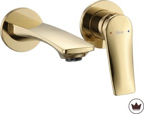 Смесител за мивка за вграждане REA VISION Gold + BOX