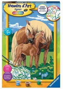 Картини за Оцветяване Ravensburger Proud Horses