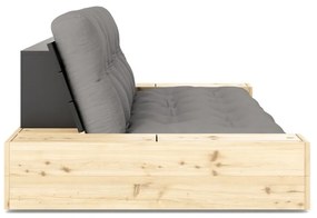 Сив разтегателен диван 244 cm Base – Karup Design