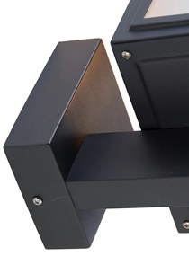 Интелигентна стенна лампа сива с интелигентна G95 - Sutton Up