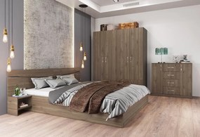 Спален комплект Сити 7062 - орех адмирал
