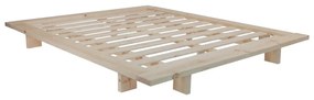 Двойно легло от борова дървесина с решетка 160x200 cm Japan - Karup Design