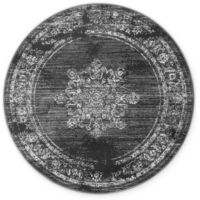 Сив кръгъл килим ø 160 cm Gloria Lydia – Hanse Home