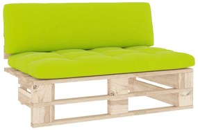 3066539 vidaXL Градинска палетен среден диван импрегнирано борово дърво
