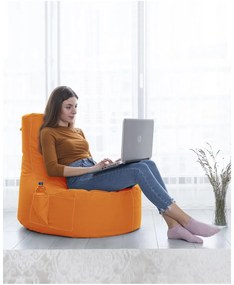 Оранжев пуф EVA Sport - Floriane Garden