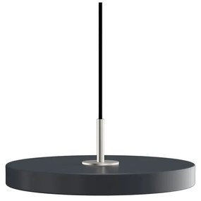 Антрацитно LED висящо осветително тяло с метален абажур ø 31 cm Asteria Mini – UMAGE