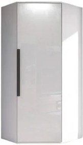 Ъглов Гардероб Спотлайт - Бял