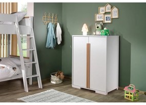 Бял детски шкаф 98x116 cm London - Vipack