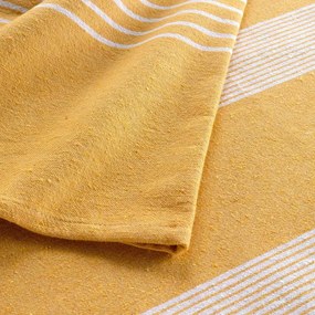 Жълто покривало за легло 220x240 cm Adele – douceur d'intérieur