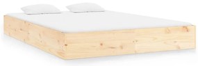 820047 vidaXL Рамка за легло без матрак, масивна дървесина, 120x200 см
