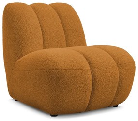 Кресло от прежда с примки от букле в цвят горчица Janissaire – Bobochic Paris