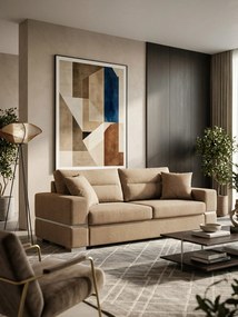 Диван "Fenia" Двуместен-145ш 90д см.-Пясък