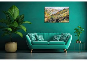 Репродукция на картина на Огюст Реноар - , 60 x 40 cm Hills around the Bay of Moulin Huet, Guernsey - Fedkolor