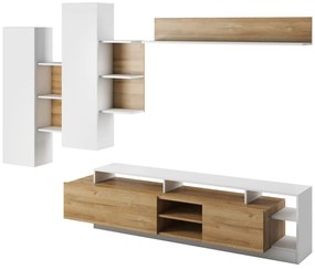 Холна секция Oak-White Natural