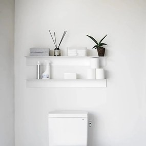 Бял метален стенен рафт 90 cm – YAMAZAKI