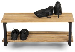 Черен метален шкаф за обувки Marco - Spinder Design