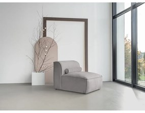 Светлосив модулен диван (среден модул) Flex Felix – Miuform