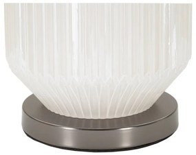 Сива настолна лампа с текстилен абажур (височина 65 cm) Brighty – Mauro Ferretti