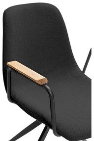 Черни трапезни столове в комплект от 2 бр. Tali – Marckeric