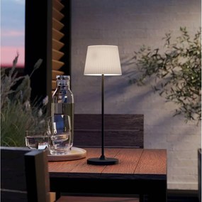 Eglo 75934 - LED настолна лампа LEONERO, зареждаема, с димер LED/3,8W/5V 2000mAh черна/кремава