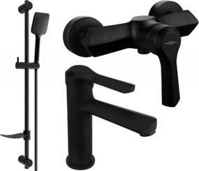 Mexen Sabre DF62 комплект за душ, черен - 72104DF62-70