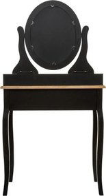 Тоалетка с огледало atmosphera Chrysa, MDF - Бял