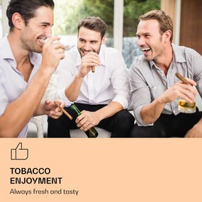 Klarstein El Presidente 23, овлажнител, 45 W, тъч управление, буково дърво, 23L, LED