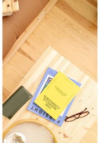 Кафява масичка за кафе от масивен бор 45x68 cm Japan – Karup Design