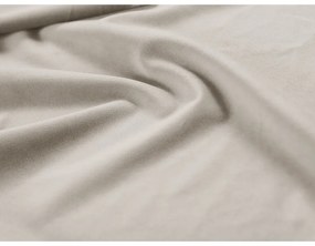 Кремав кадифен модулен ъглов диван Lupine – Micadoni