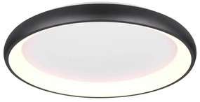 Черно LED затъмняващо се осветително тяло за таван Cardona – Trio