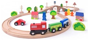 Woody - Дървено влакче с релси, осмица